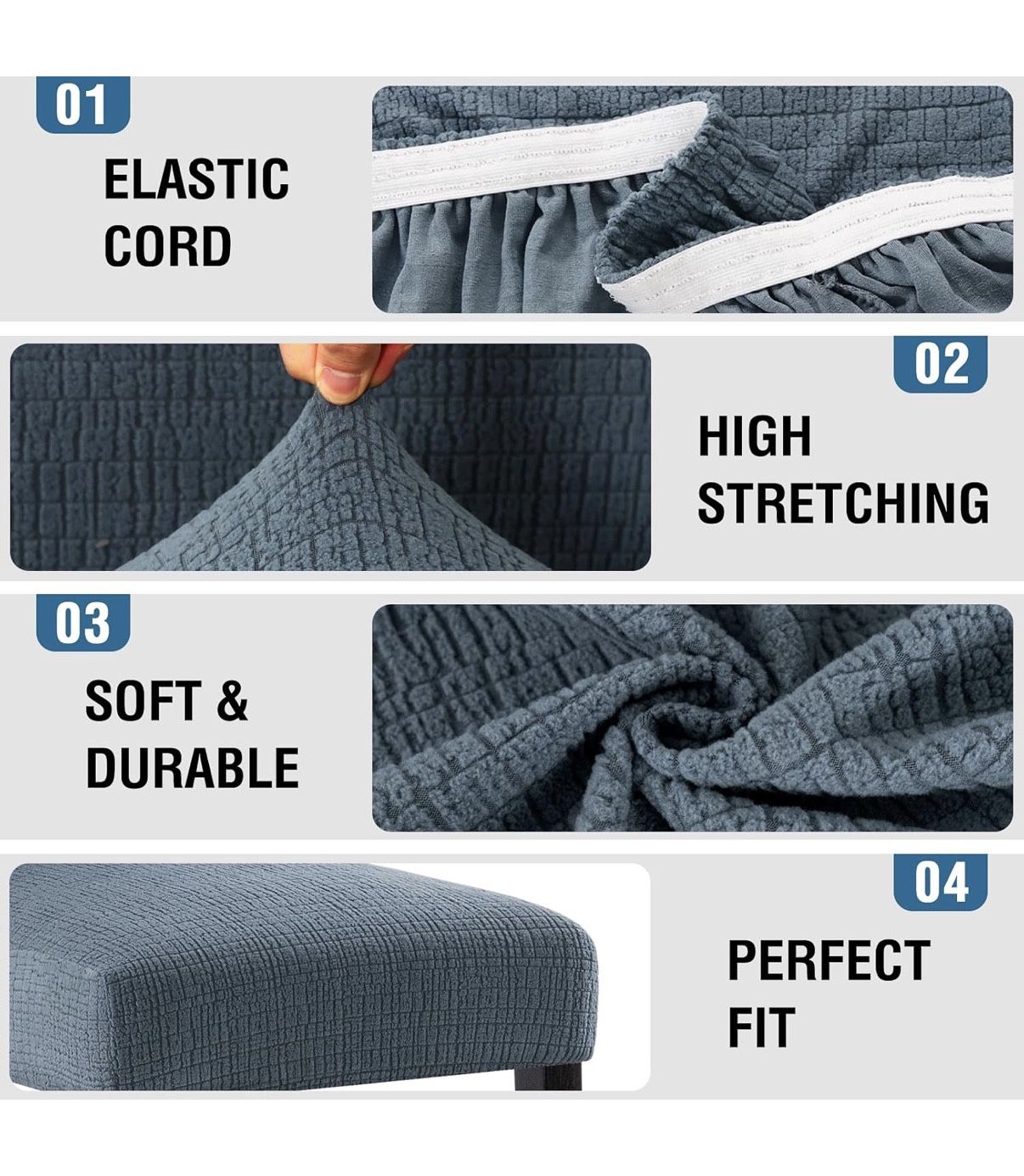 4 Like New Seat Covers For Pub Height Chairs - photo 4