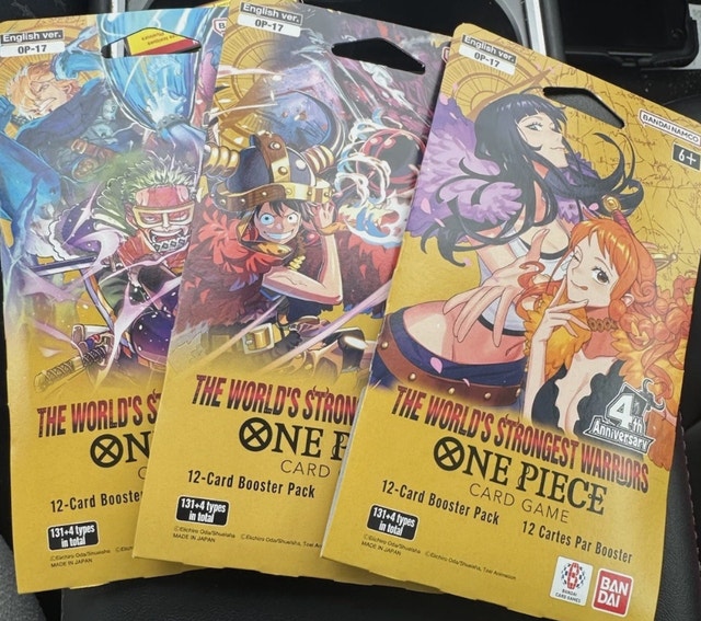 One Piece: OP-17 Blister Pack English 4th Anniversary OP17