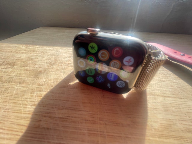 Apple Watch Series 5 44mm Gold Stainless Steel Cell + 2 Bands - photo 4