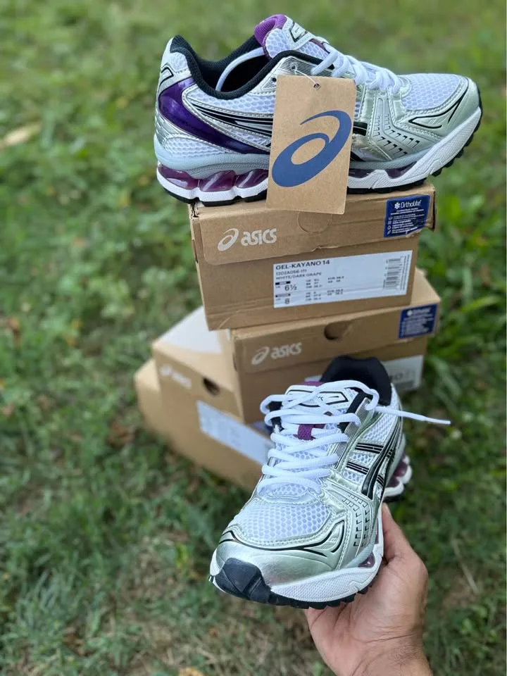 Asics Kayano 14 Silver grape image indicator(3)