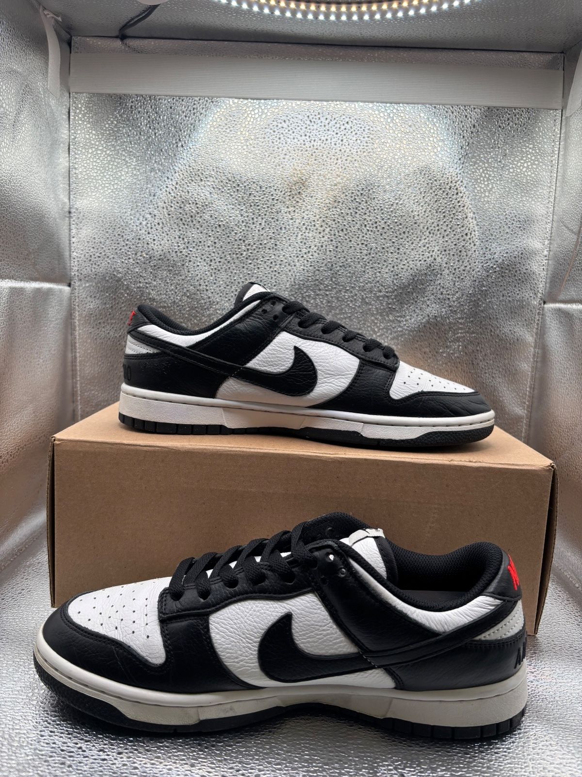 Nike dunk low black white Nike id custom - photo 5