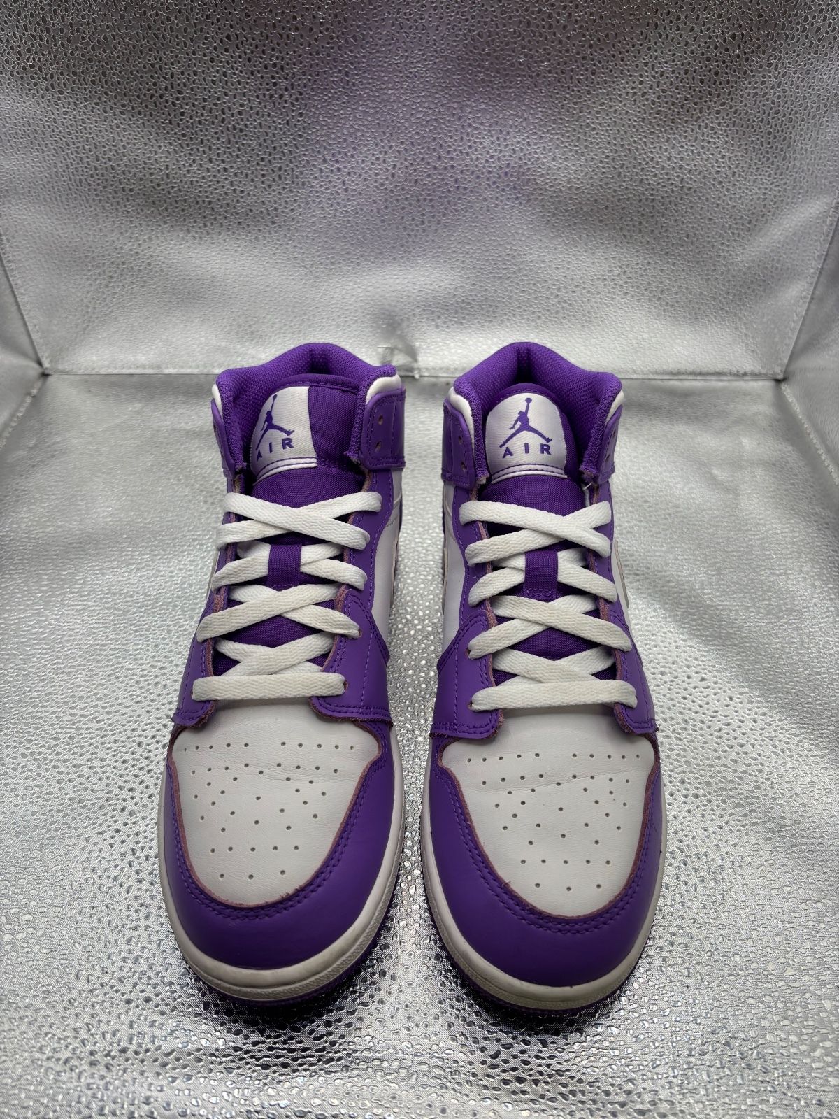 Air Jordan 1 Mid Purple Venom GS - photo 2