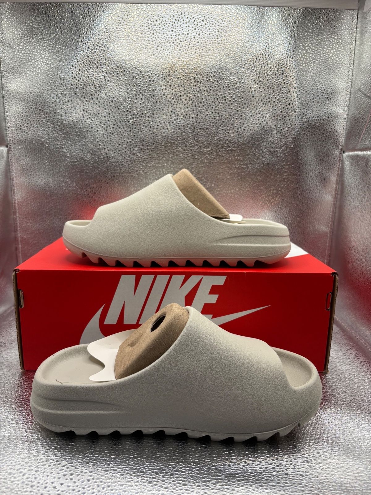 YS-01 cream yeezy slide size 7 - photo 5