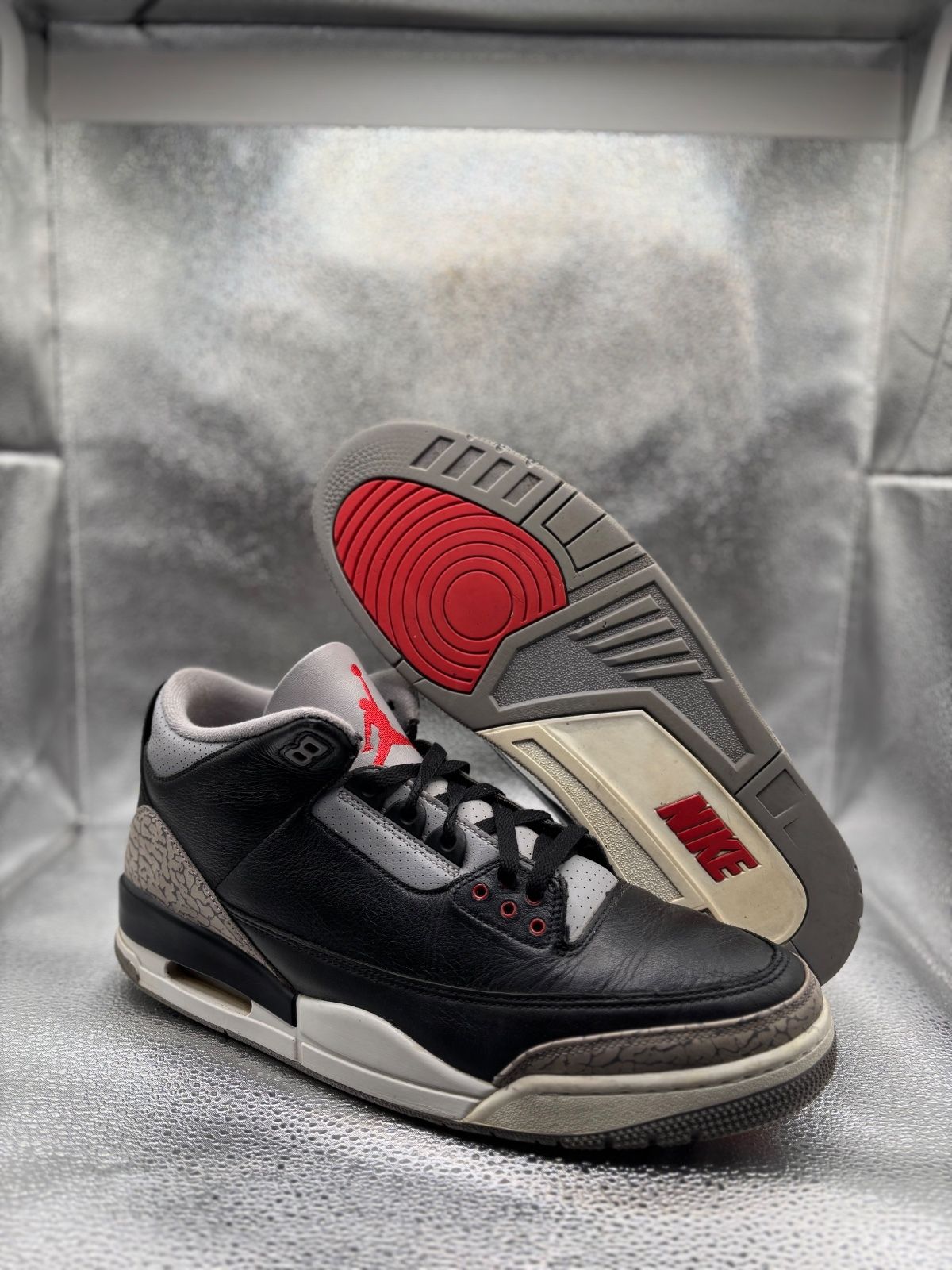 Air Jordan 3 retro black cement 2024