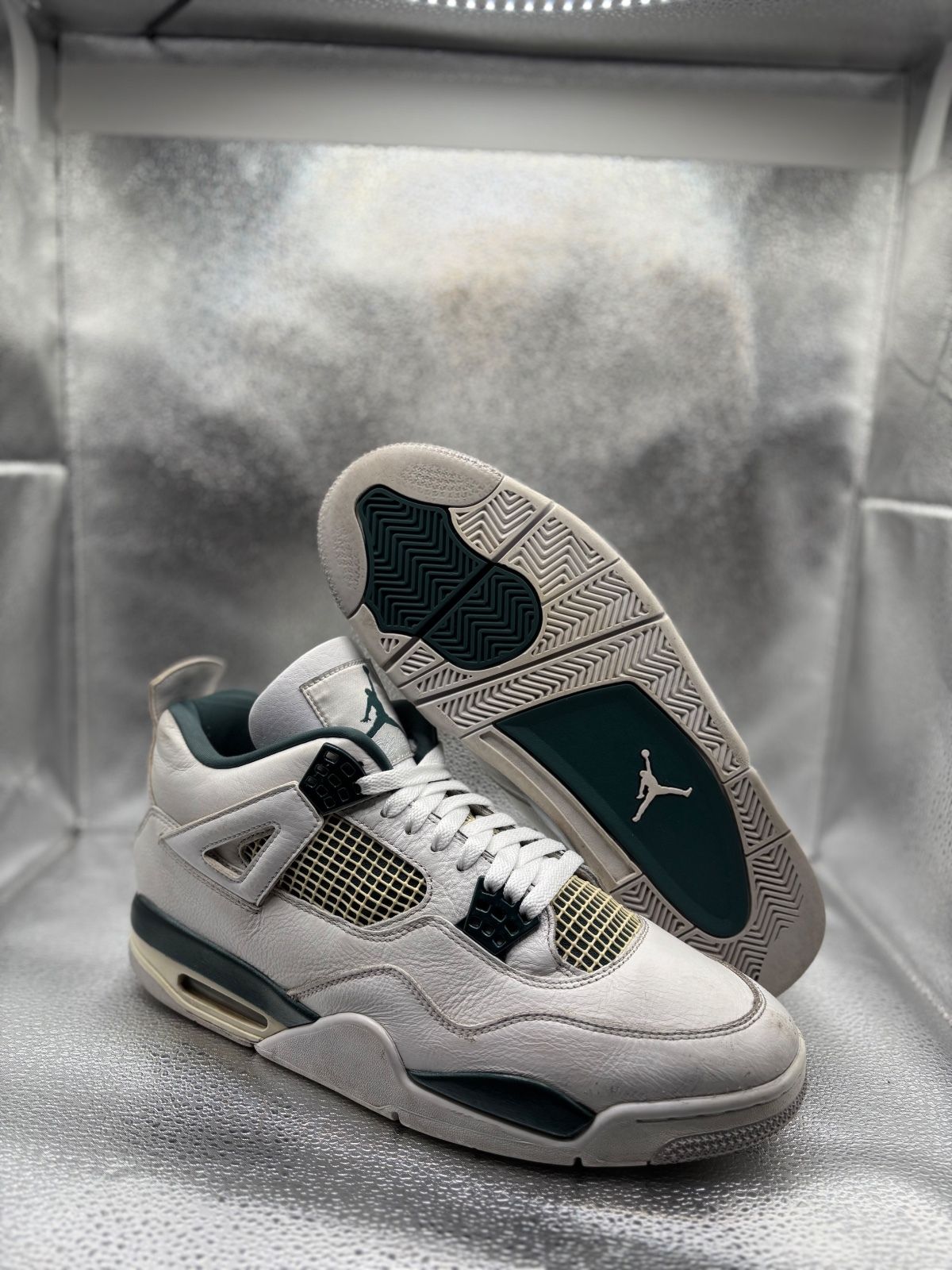 Air Jordan 4 retro oxidized green
