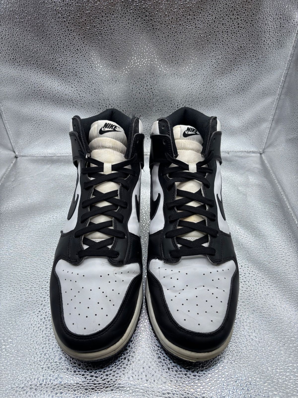 Nike dunk high black white - photo 2