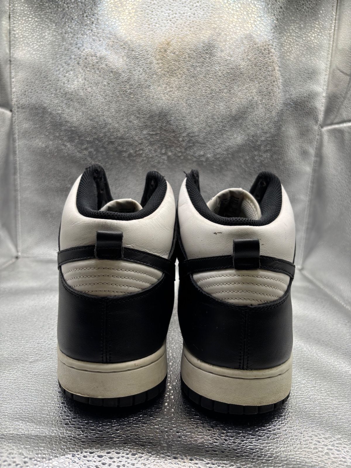 Nike dunk high black white - photo 4