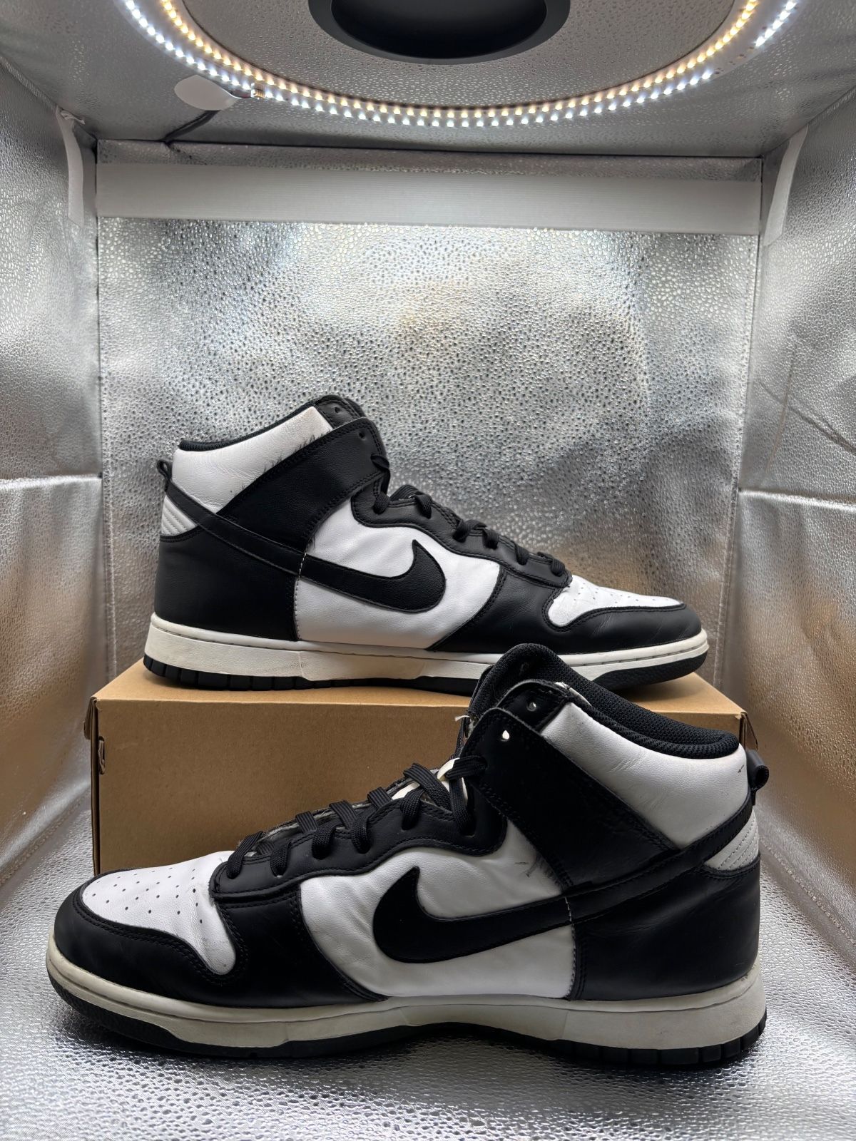 Nike dunk high black white - photo 5