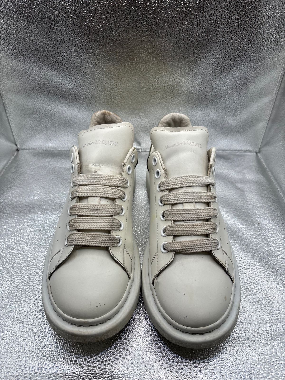 Alexander McQueen Oversized Sneaker white gold - photo 2