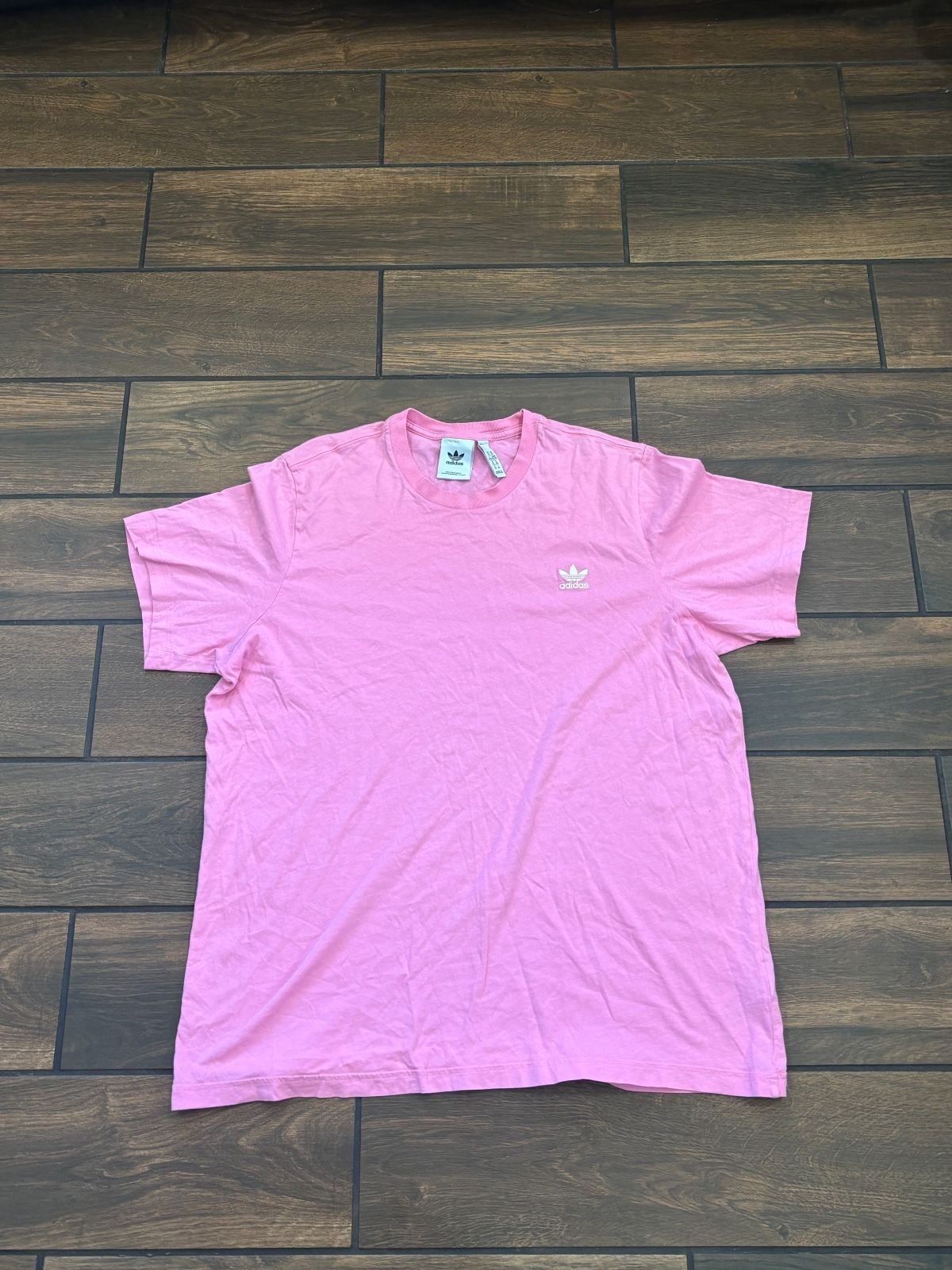 Adidas short sleeve pink t-shirt