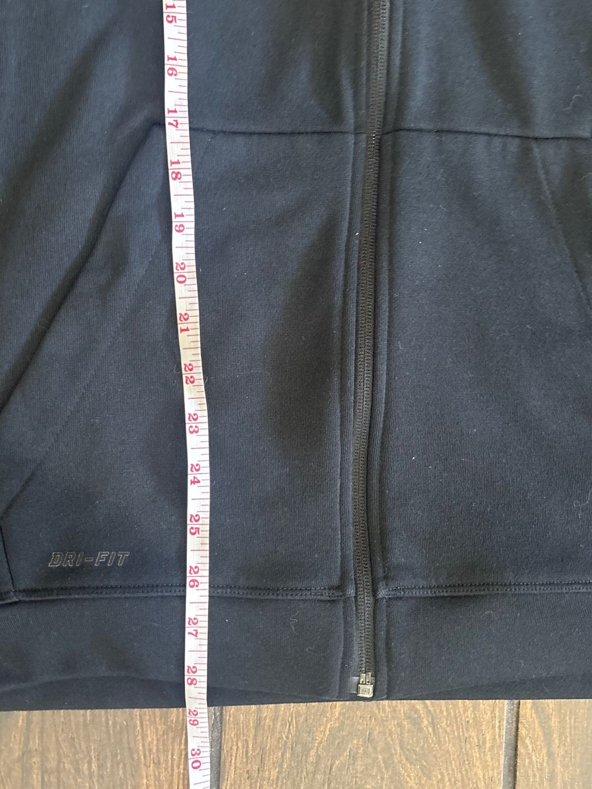 black Nike Dri-FIT full-zip training hoodie - photo 3