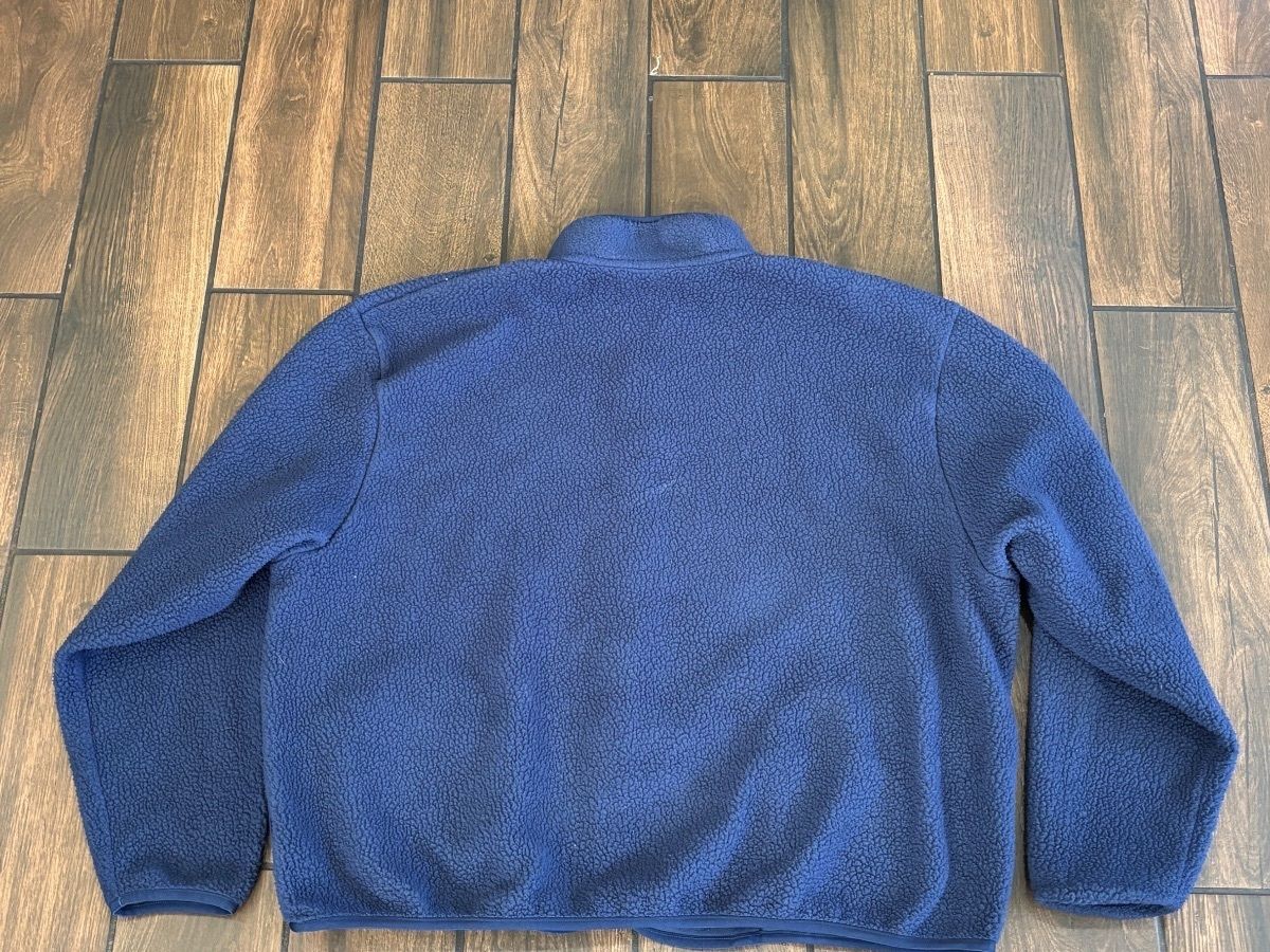 Nike dark blue sherpa fleece full-zip jacket - photo 5