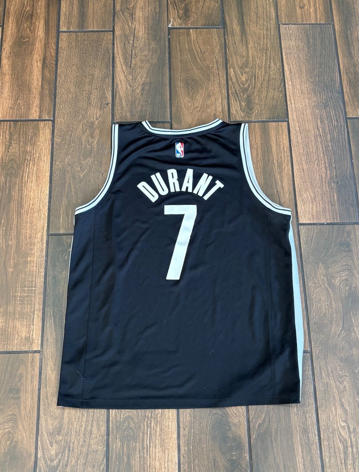 black Brooklyn Nets Kevin Durant #7 basketball jersey - photo 4