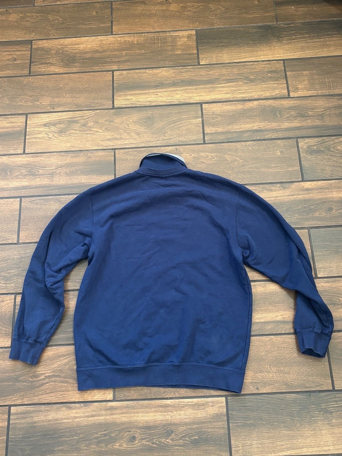 navy blue Adidas Originals Samstag Polo Sweatshirt - photo 5