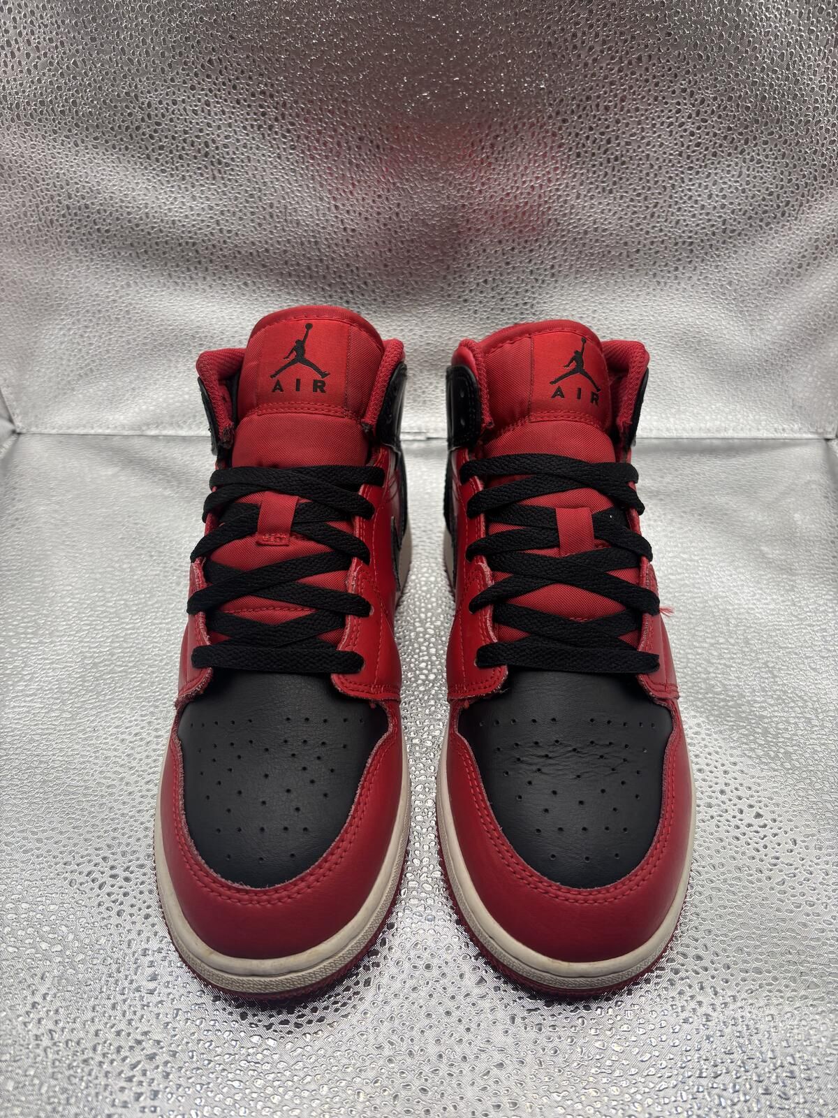 Air Jordan 1 mid reverse red 2021 GS - photo 2