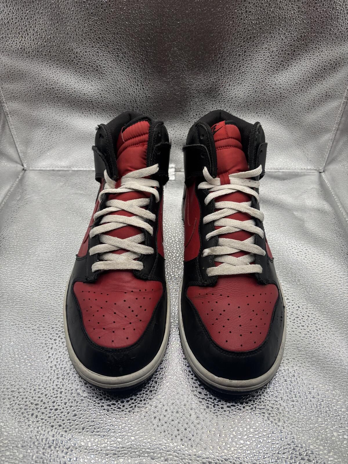Nike dunk high black red vintage - photo 2