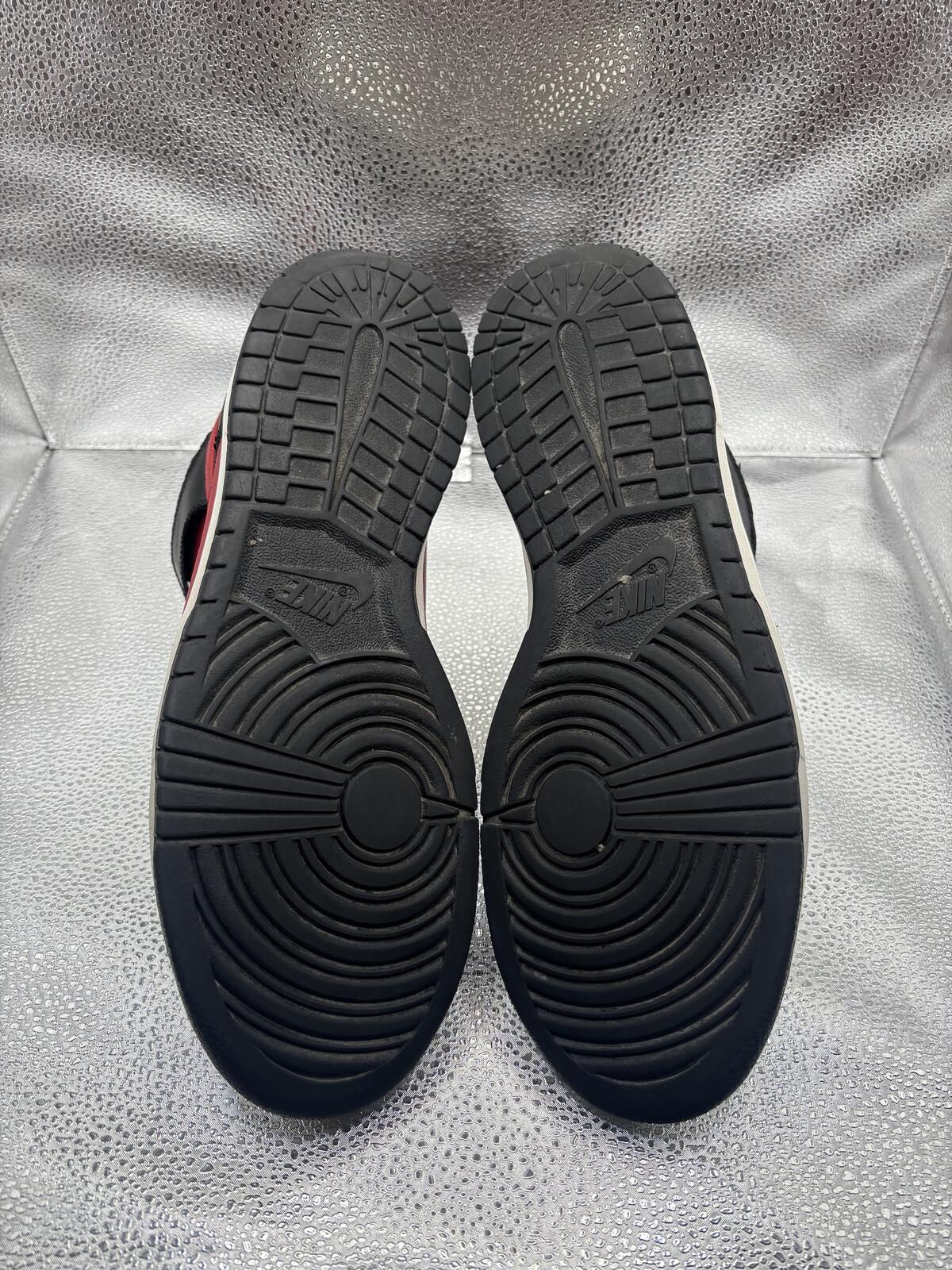 Nike dunk high black red vintage - photo 3
