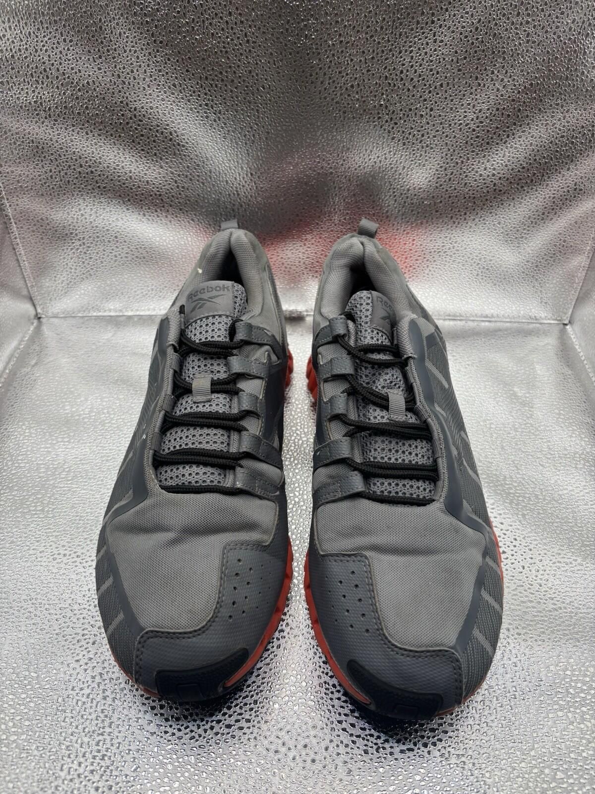 Size 13 - Reebok ZigWild Trail 6 Cold Grey Vivid Orange - photo 2
