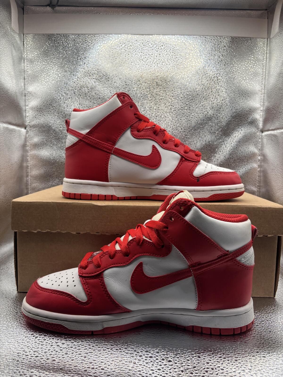 Nike dunk high championship white red GS - photo 5