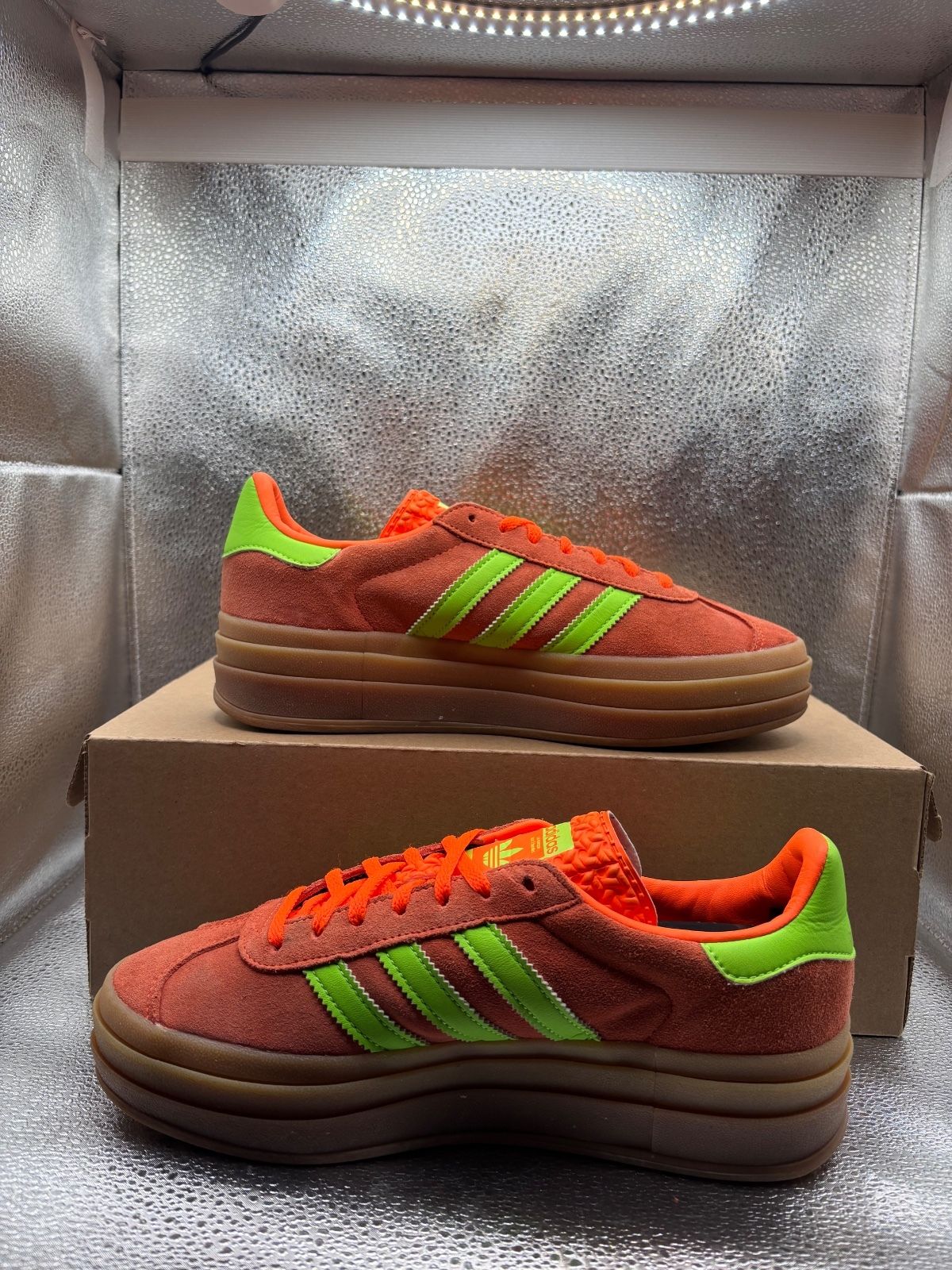 Adidas Gazelle Bold "Solar Orange Solar Green" - photo 5