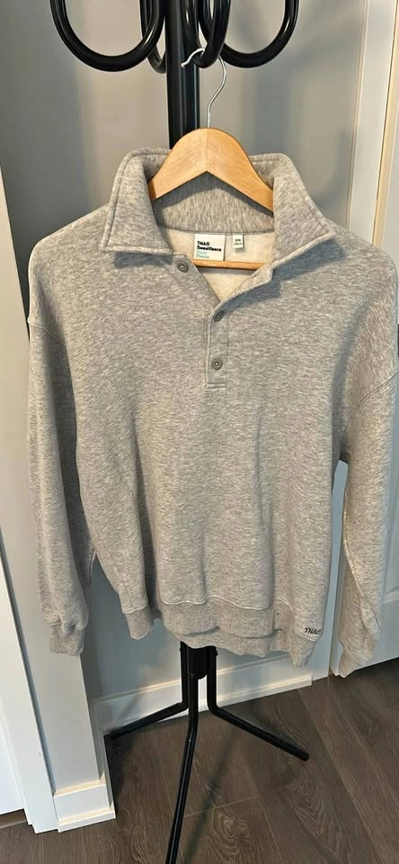 TNA Cozy Fleece Henley Sweatshirt