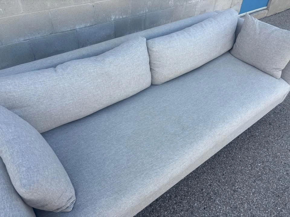 Large Grey Love Seat Sofa- Free Delivery - photo 5
