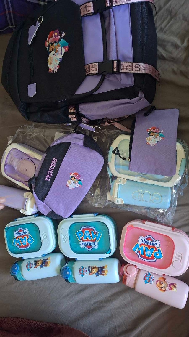 Disney Princess and Paw Patrol School Accessory Bundle
