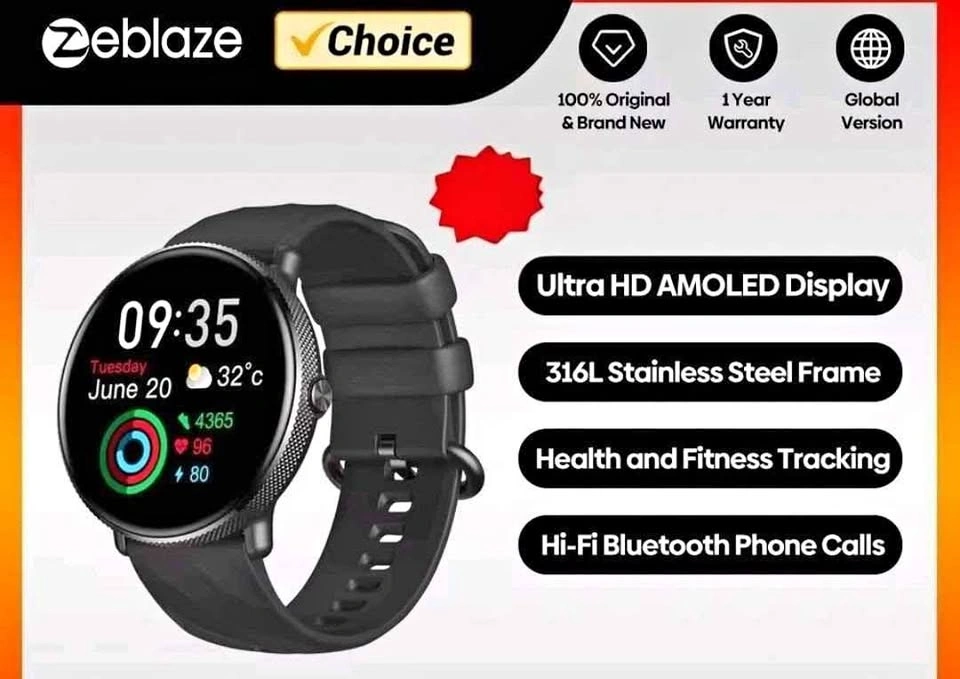Zeblaze GTR 3 Pro AMOLED Smartwatch