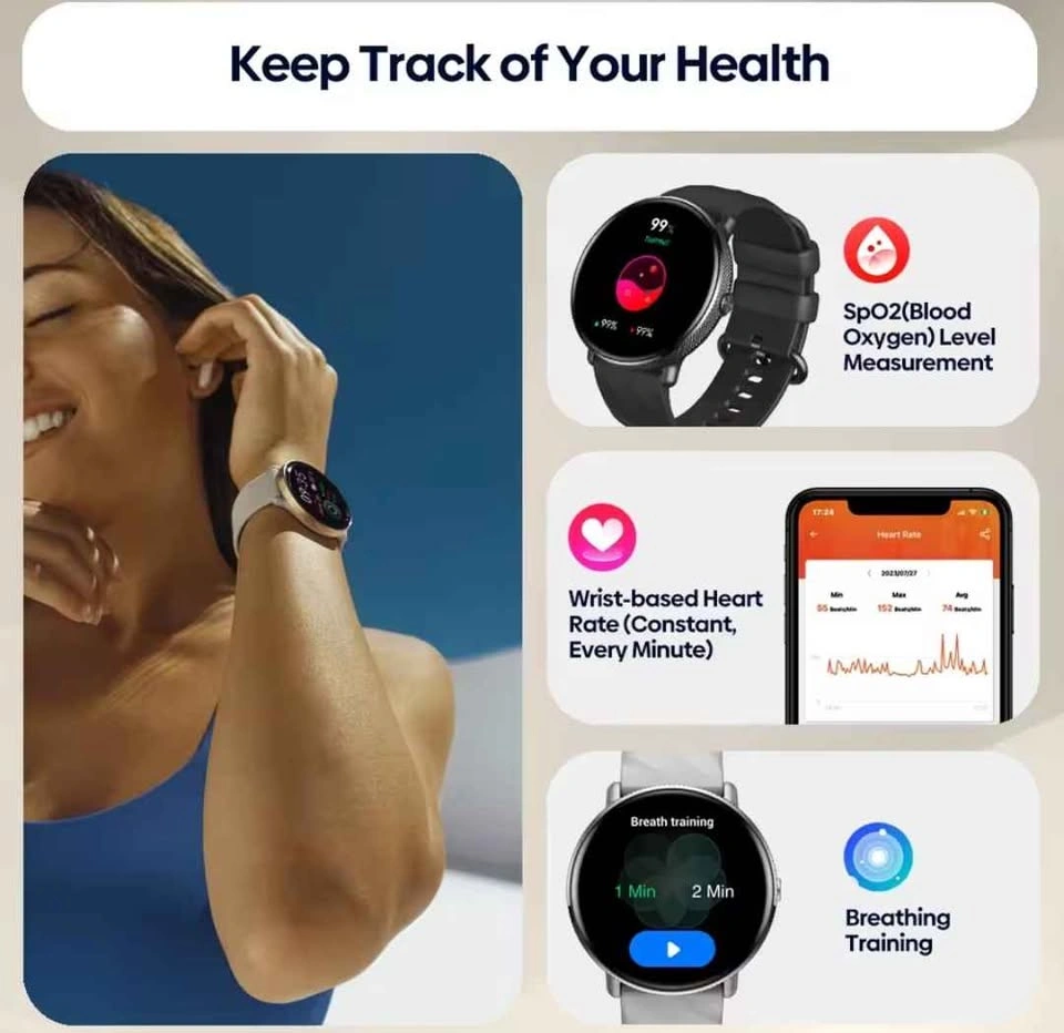 Zeblaze GTR 3 Pro AMOLED Smartwatch - photo 5