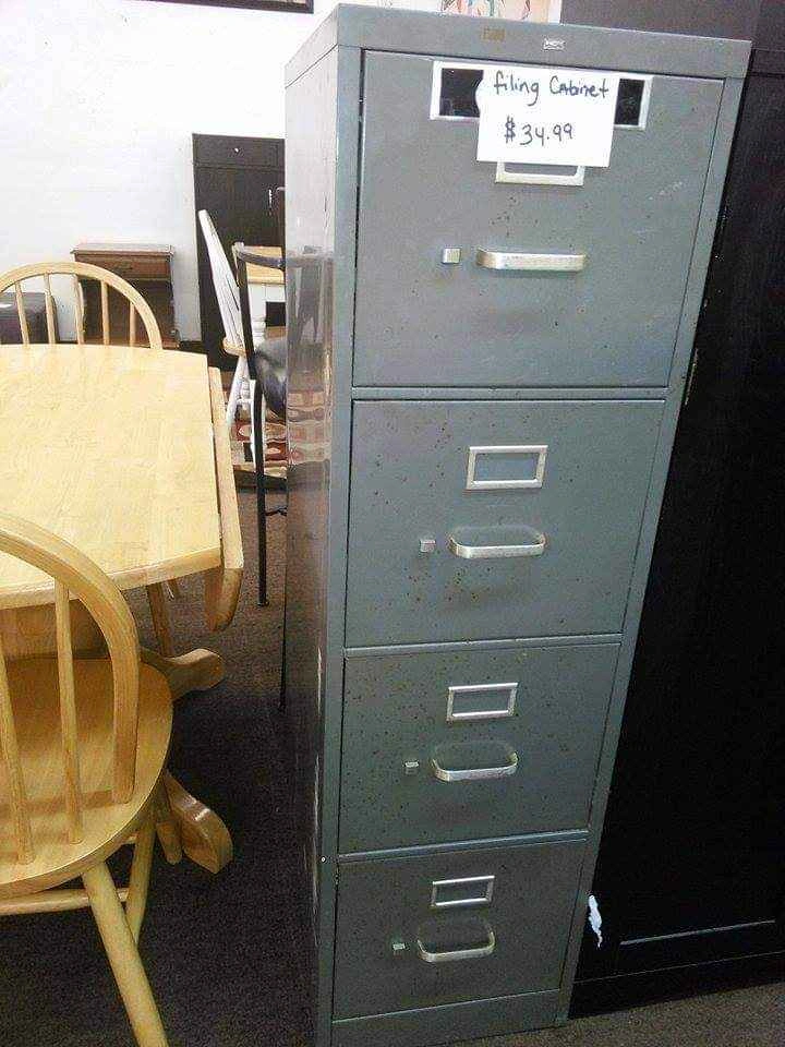 4 Drawer Sturdy File Cabinet - Oakbrook - photo 3