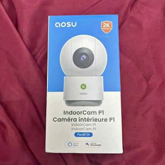 AOSU 4MP Indoor Security Camera, 2.5K Baby Monitor