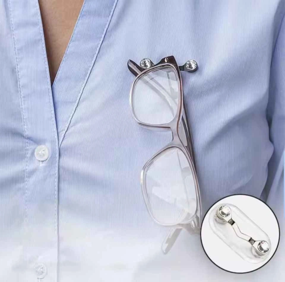 Magnetic Glasses Holder Clip - photo 2