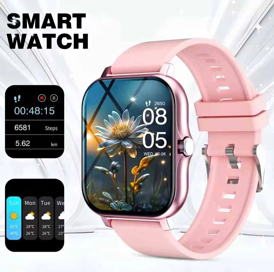 Laxasfit Y13 Pro Max Smart Watch (Pink) or (Black)