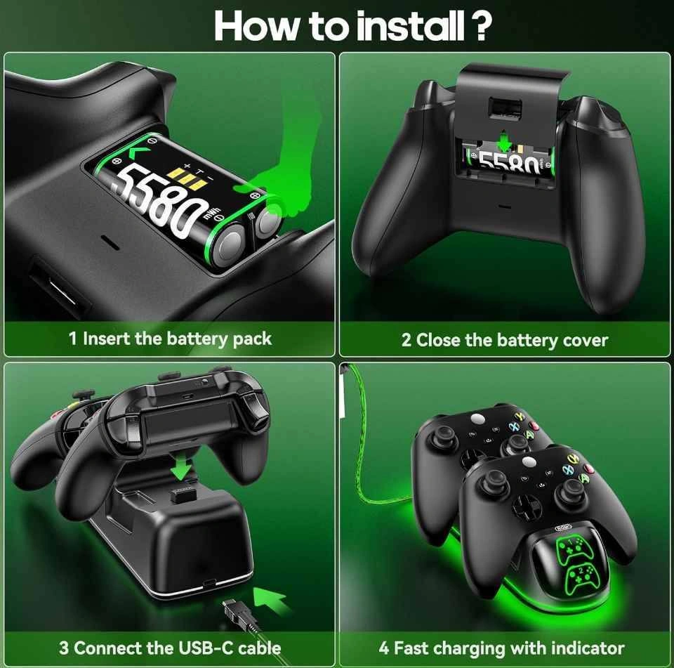 Oivo Xbox controller charger - photo 4