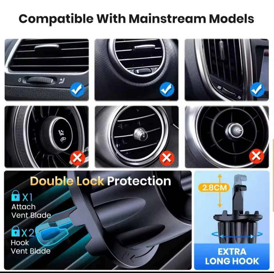 TOPK Magnetic vent mount for phones - photo 2