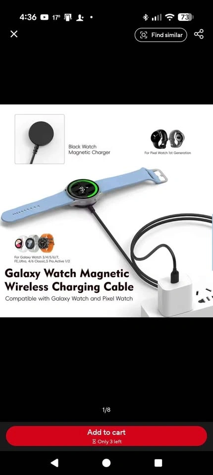 Galaxy Watch charger - photo 2