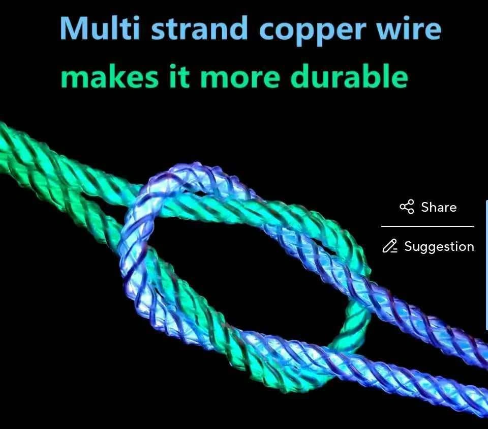 USB A to Type C RGB Cable (3.3ft) - photo 4