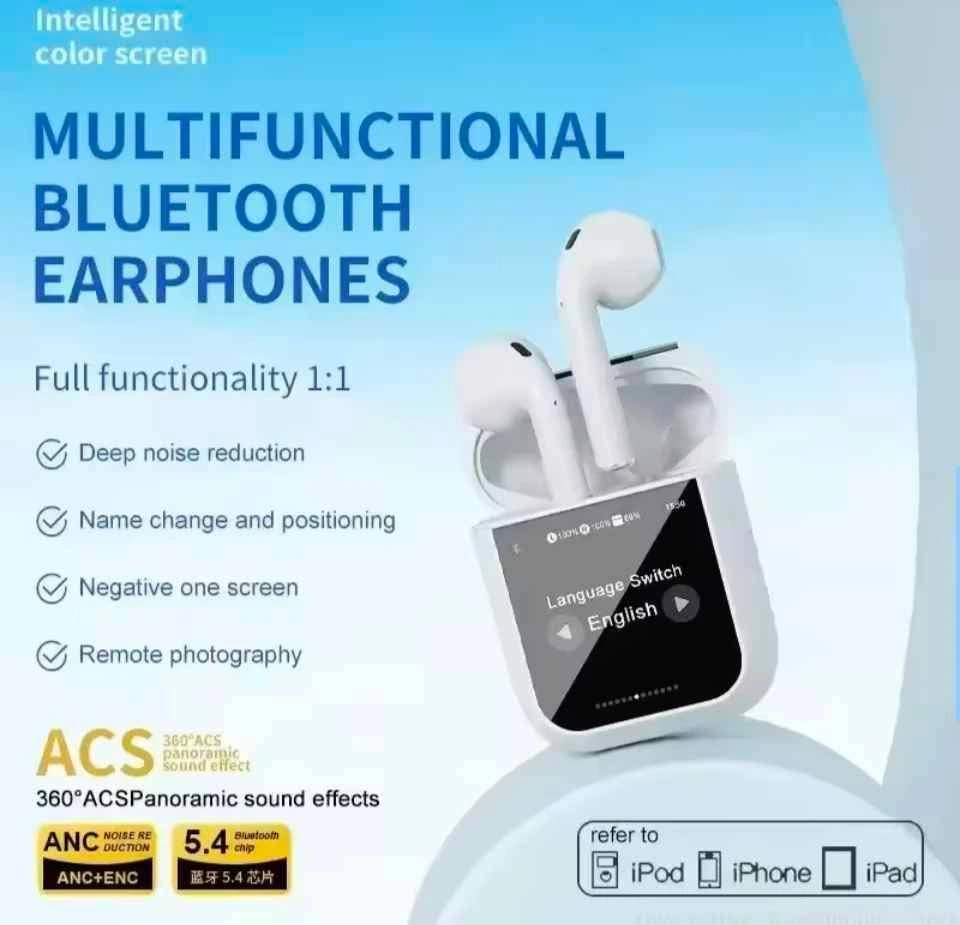 Xiaomi A2 Pro Touch Screen Bluetooth Earphones - photo 5