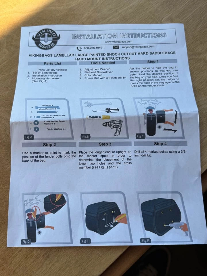 2019 Harley Davidson Sportster Iron 1200 Viking Saddlebags - photo 2