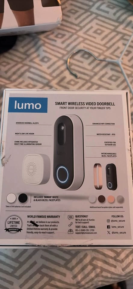 Lumo Smart Wireless Video Doorbell - photo 3