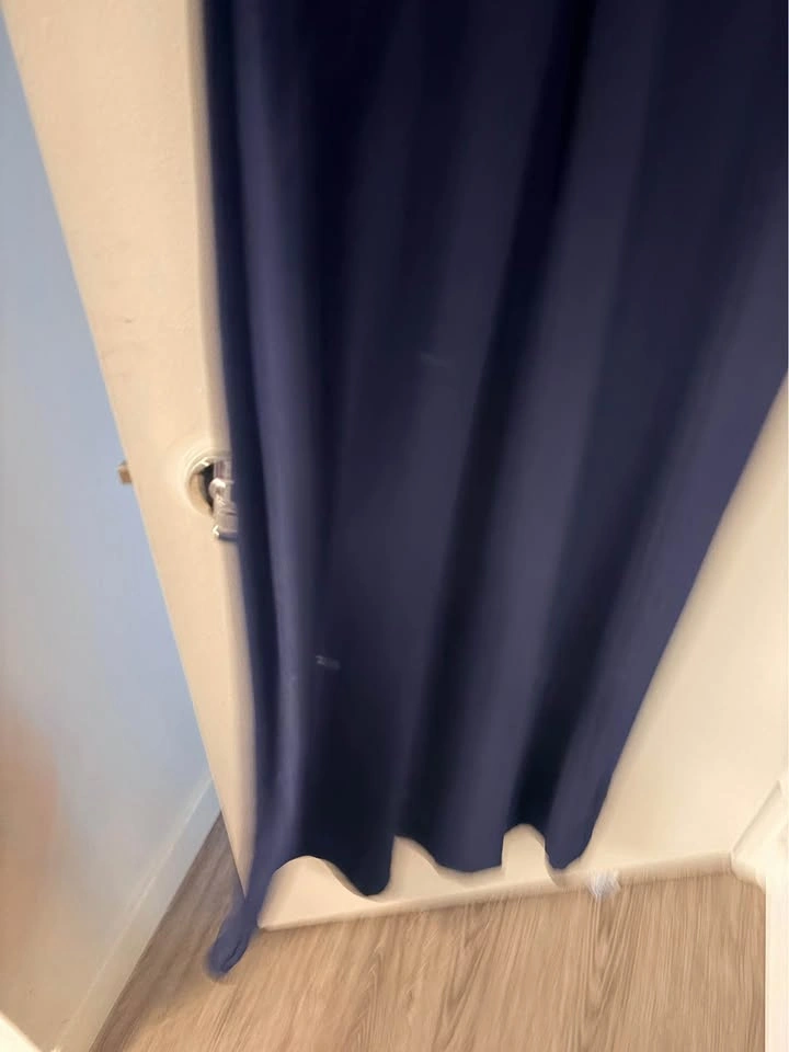 Laura Navy Blue Beaded Evening Gown - photo 4