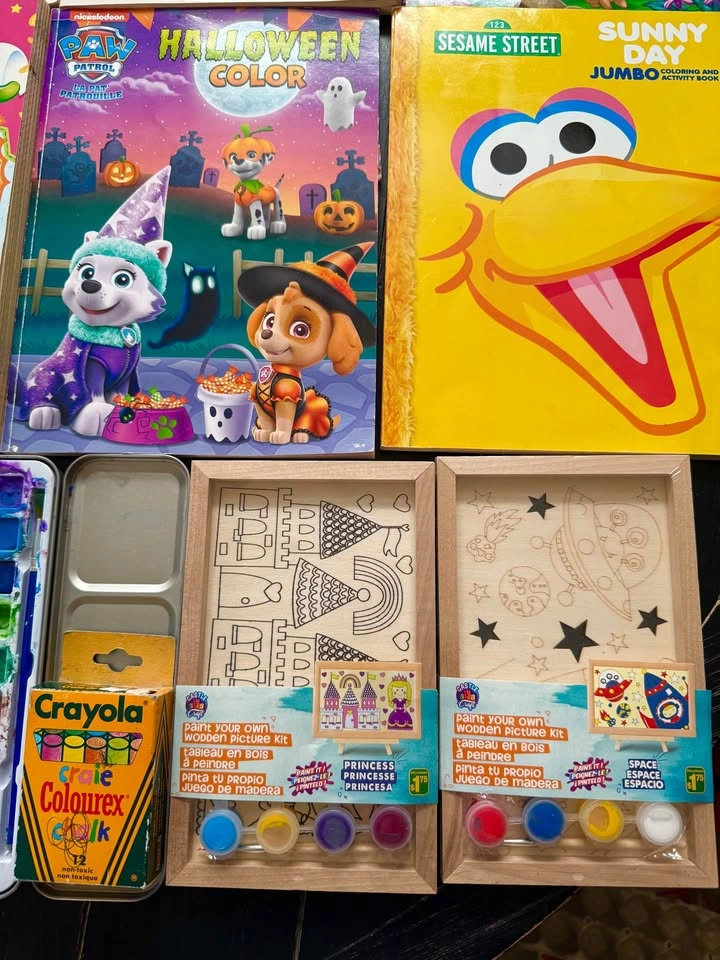 Coloring Books Crayons & Paint LOT - photo 3