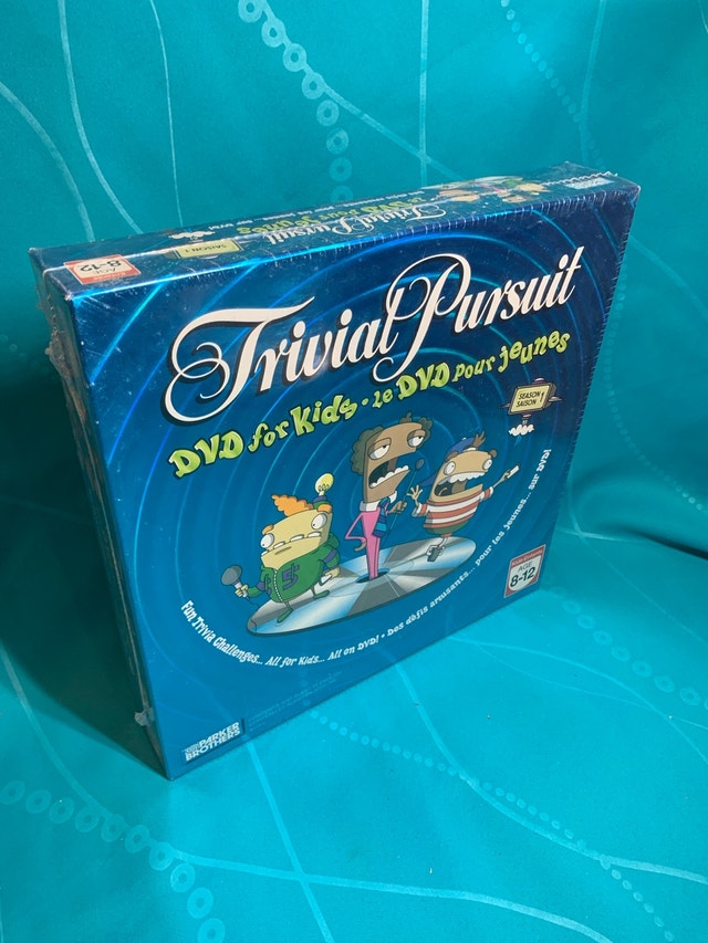 Parker Brothers Trivial Pursuit DVD for Kids - Sealed