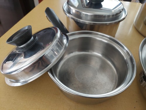 7 piece set of vintage Amway Queen Stainless Steel Cookware - photo 4