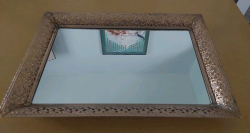 Vintage 50-60's Era Mirror Tray, Versatile Uses