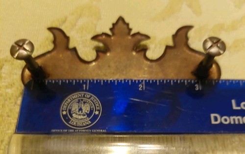 8 Very Vintage Batwing Drawer Pulls, Chippendale Style - photo 5