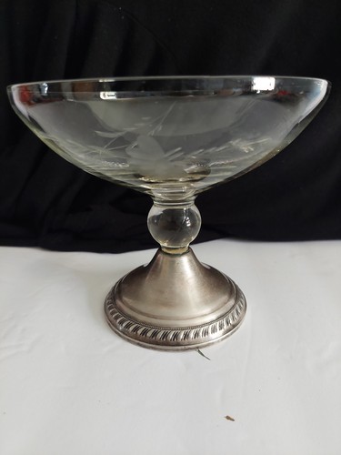 Sterling Silver Base Duchin Compote 1950