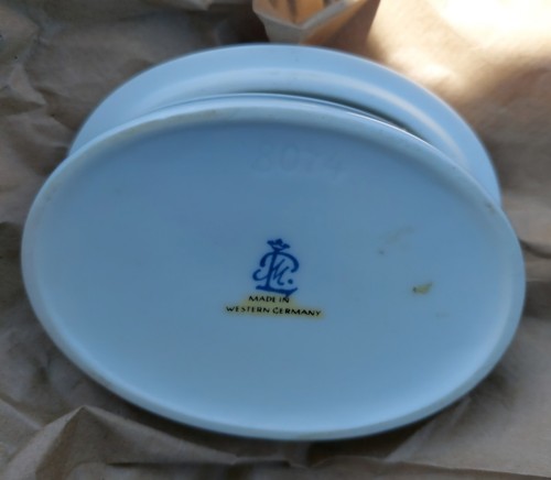 West Germany Porcelain Trinket Box - photo 2