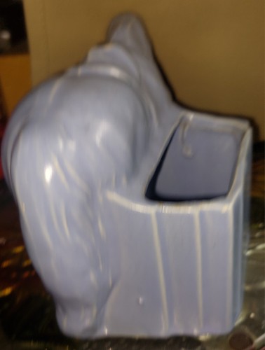 Rare Periwinkle Blue McCoy Horse Planter - photo 4