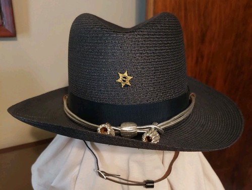 Stratton State Trooper Campaign Hat Vintage 7 1/4" Chicago Made